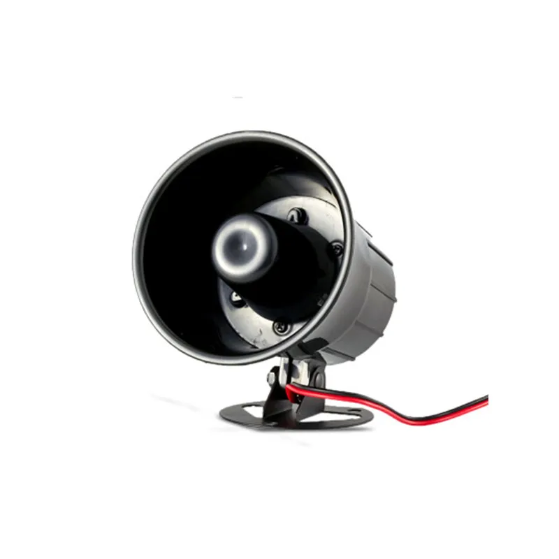 

Large Sounds Wired Siren 120db Mini Wired Siren Horn DC 12V for Wireless Home Alarm Security System House