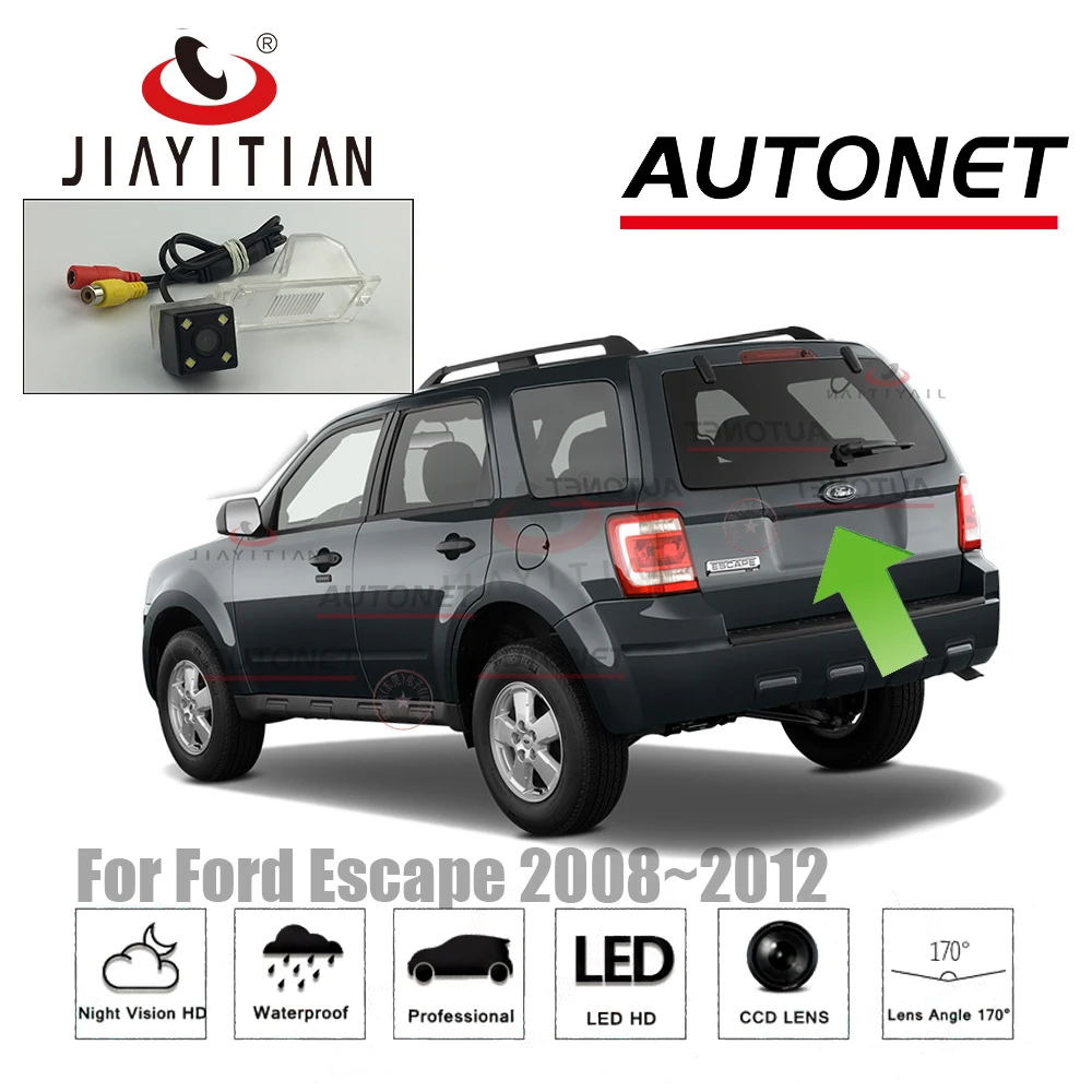 

JIAYITIAN Rear View Camera For Ford Escape 2008~2012 CCD/Night Vision/Reverse Camera/Backup Parking Camera license plate camera