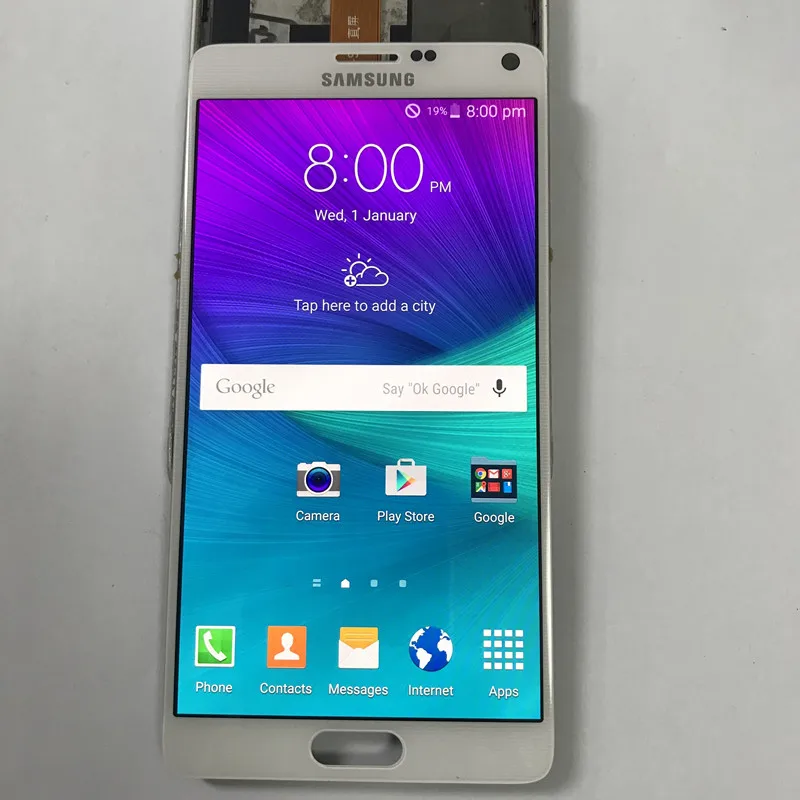 Tested Note 4 LCD Screen For Samsung Galaxy Note 4 N910T N910A LCD Display Touch Screen Digitizer Assembly Repair Parts