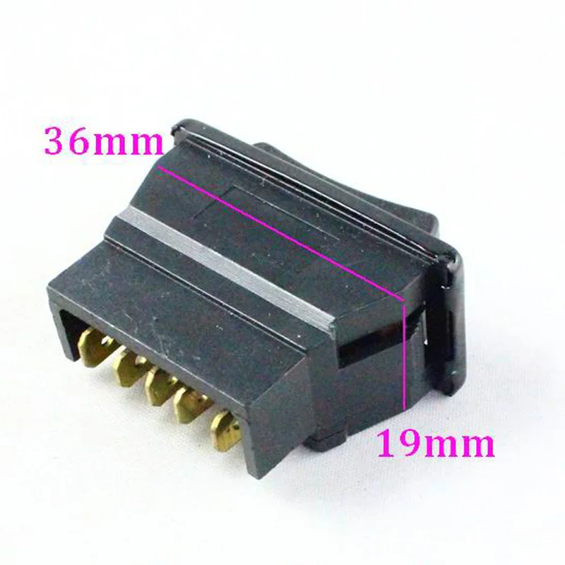 1PC Switch With sokcet Automobile Electric Power Window Lifter Switch Doors Two-way Controller Button 12V 5 Pins Control