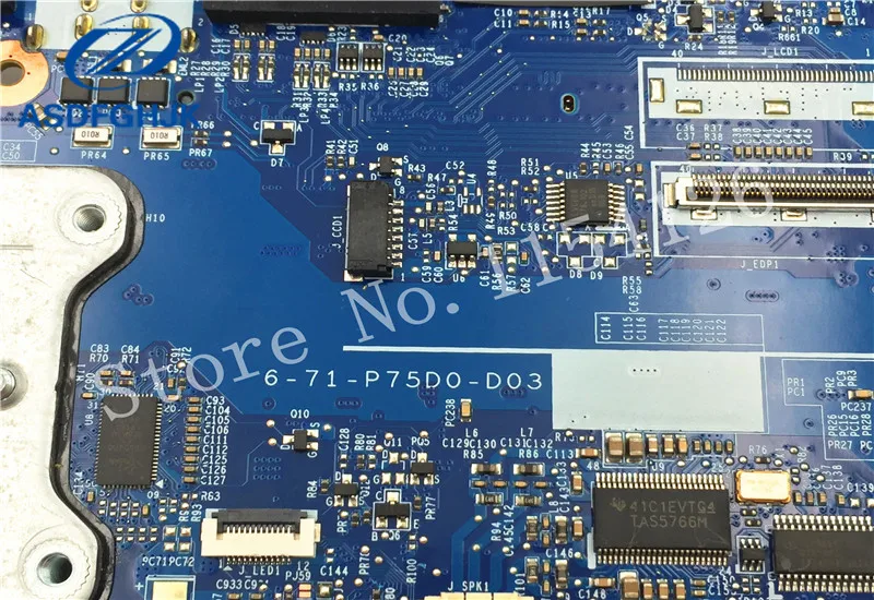 6-71-P75D0-D03 para CLEVO P775DM x711 x799 placa base para ordenador portátil 6-77-P775DMGA-N03 DDR4 100% prueba Ok