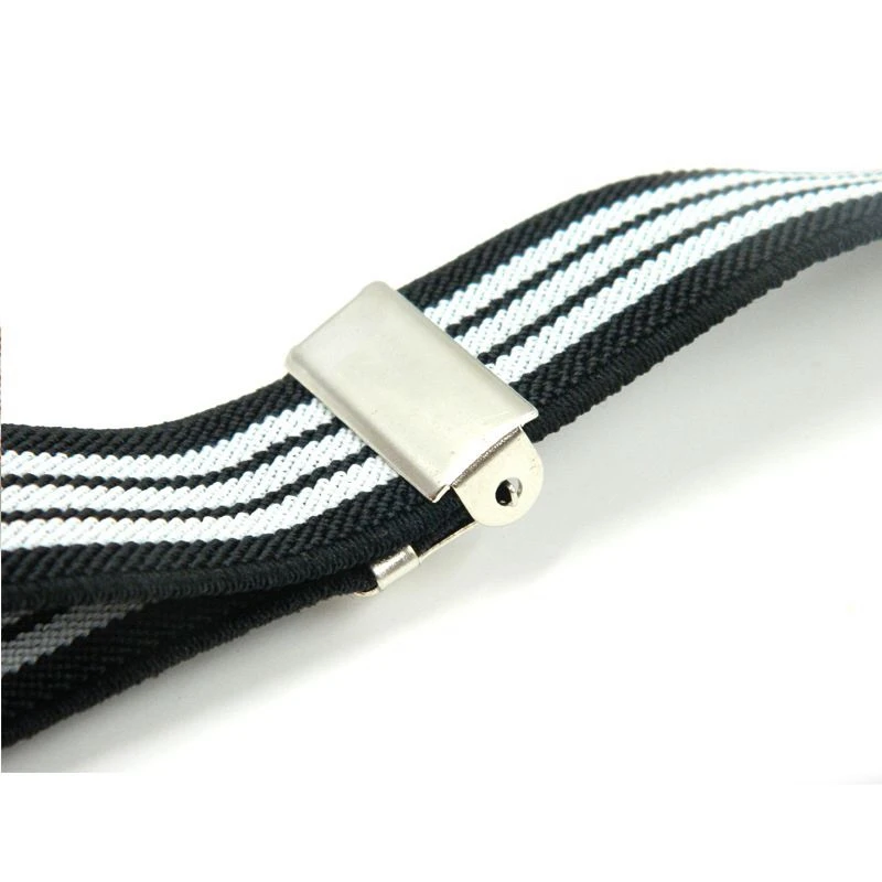 Yienws Braces for Children 6 Clip Button Pants Strap Boys Suspenders Fashion Striped Ligas Bretels Kinderen 2.5*75cm YiA079