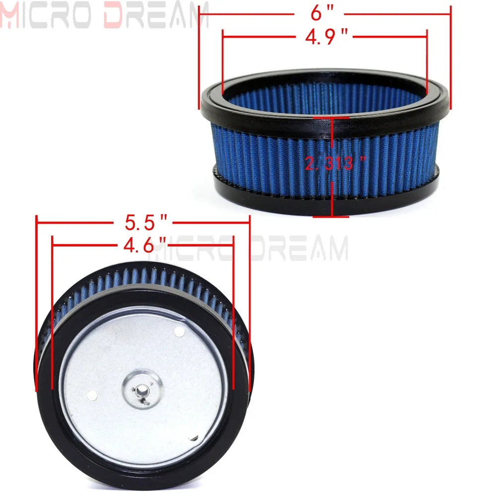 Engineering Replacement Motorcycle Unique High Flow Air Filters For Harley Road King Electra Street Road Tri Glide 2008-2015