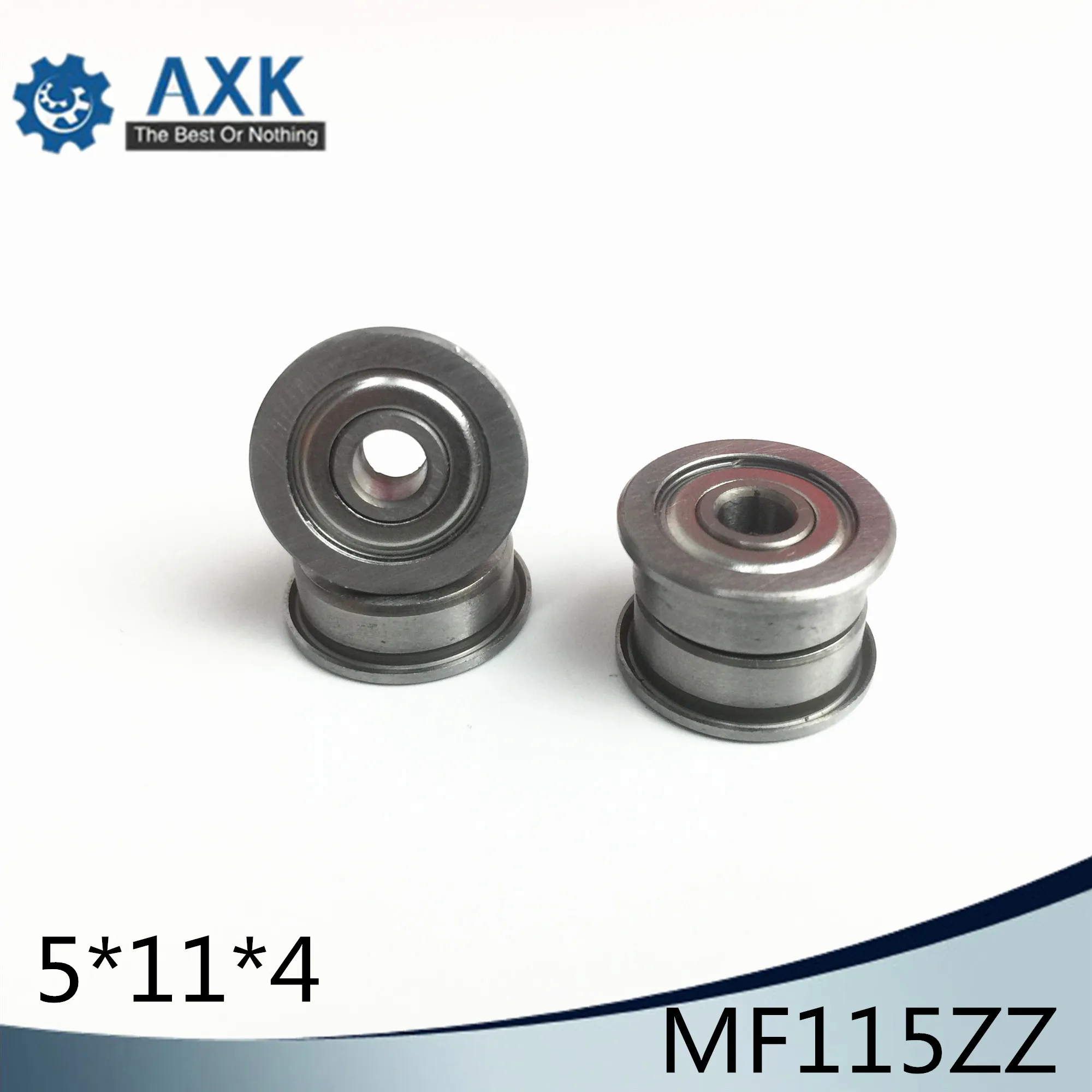 

MF115ZZ Flange Bearing 5x11x4 mm ABEC-1 ( 10 PCS ) Miniature Flanged MF115 Z ZZ Ball Bearings