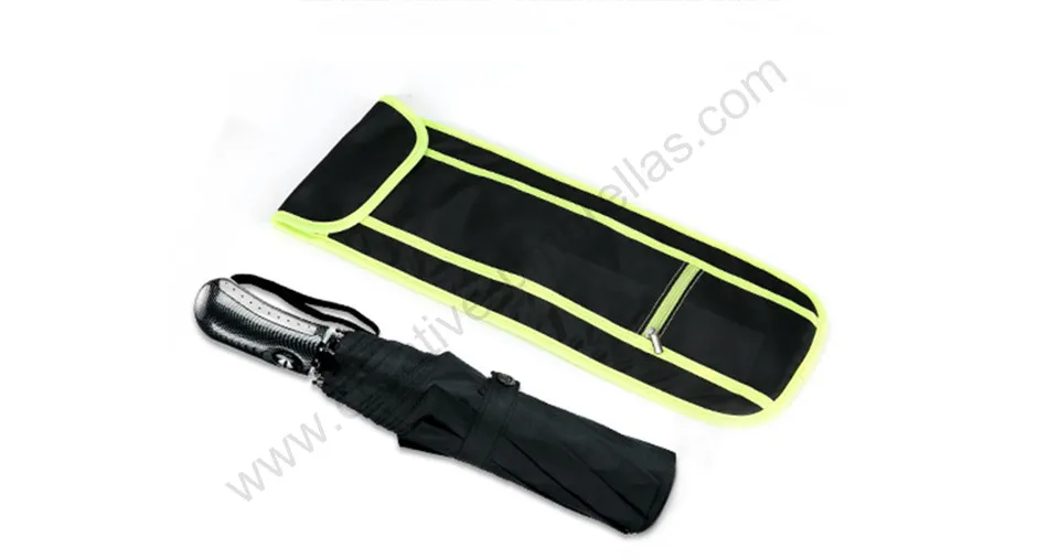 Auto open auto close tungsten steel hammer parasol unbreakable self-defense self-protection mini golf car business umbrella