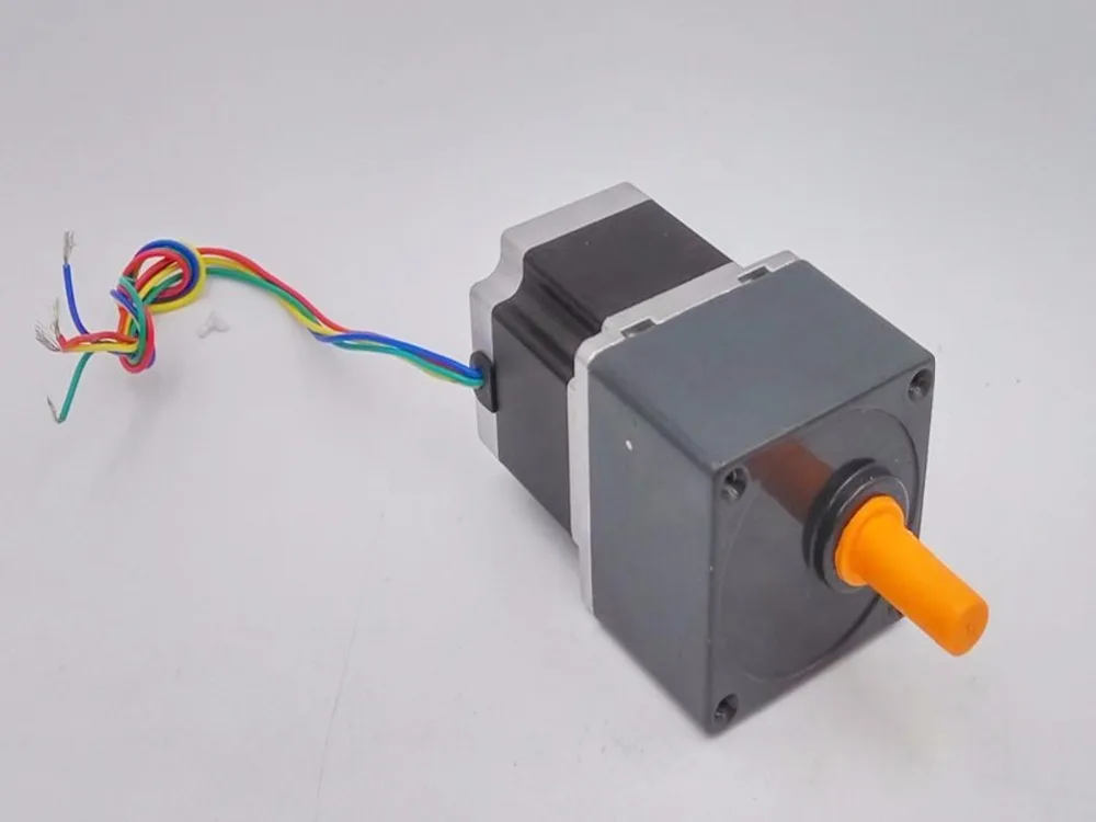 Geared Stepper Motor with Ratio 10:1 Gear Reducer NEMA23 Frame 57mm 41mm long 2A 0.55Nm for DIY CNC Router