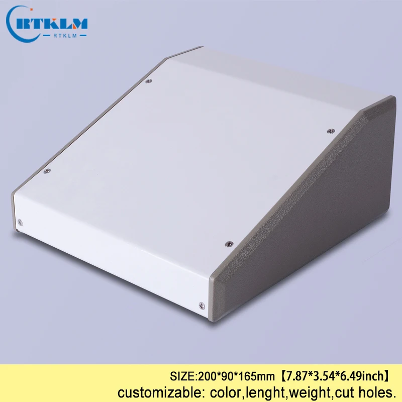 

Iron enclosures for electronics junction box iron pcb box custom diy Power supply instrument box wire connector box 200*90*165mm