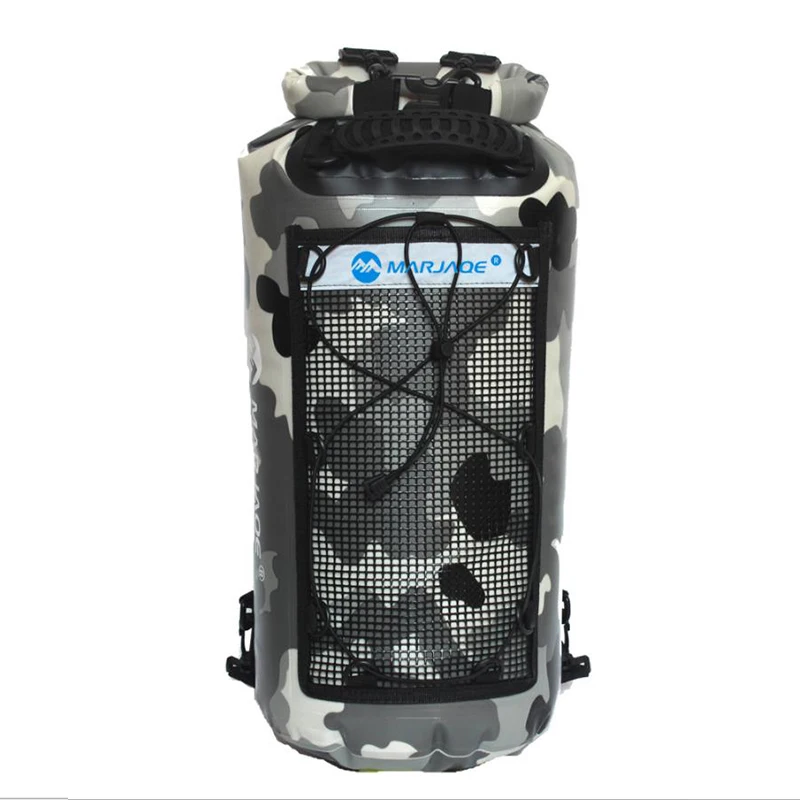 25L Big Capacity Camouflage Waterproof Backpack Outdoor Drifting Expedition Swimming Dry Bag Trekking Cycling Bags for Men Women