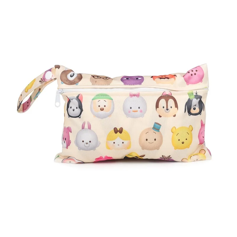 35 pattern NEW Size: 15*22.5CM Wetbags Washable Reusable Cloth diaper Nappies Bags Waterproof Swim Sport Travel Carry bag