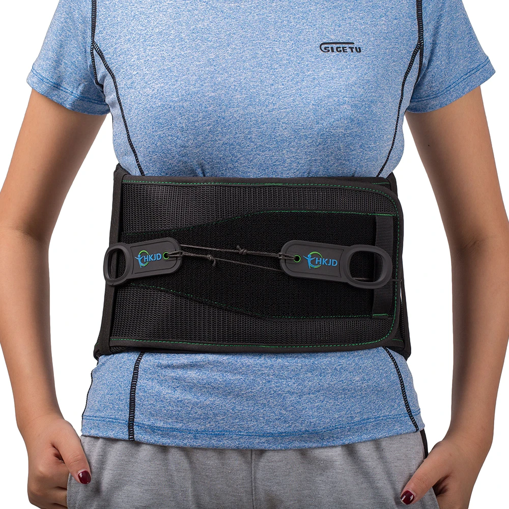 Lumbar Back Spinal Spine Waist Brace Support Belt Corset Stabilizer Band Wrap Strap Pad with Lateral Panel LSO Brace