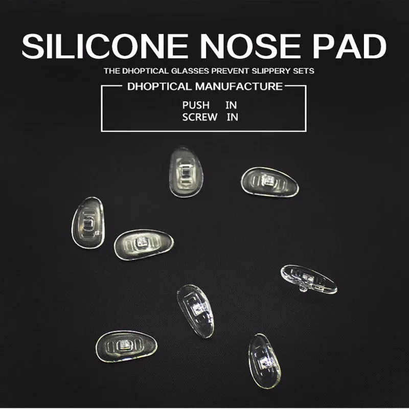 silicone nose pad eyewear accessoreis 1000pcs glasses accessories wholesale