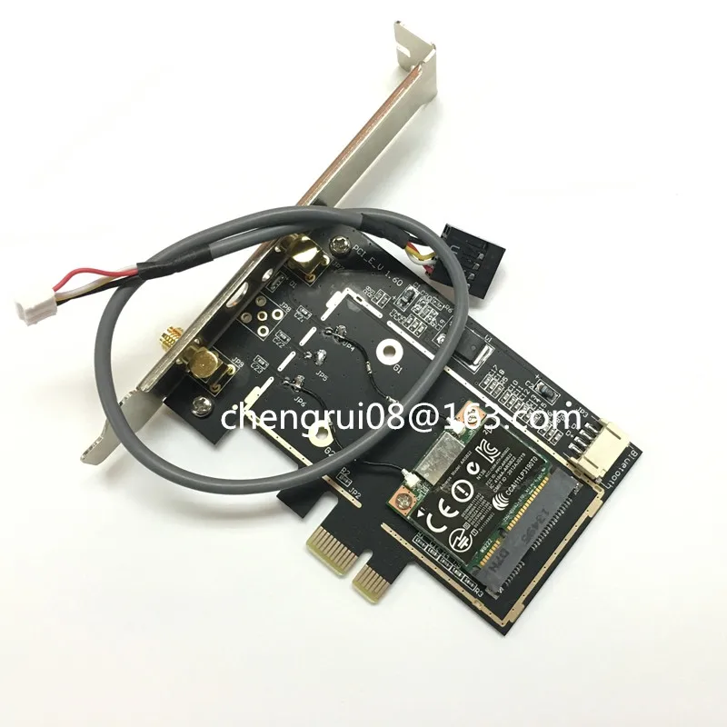 Desktop wifi WLAN Atheros AR5B22 300M Wireless Wifi Bluetooth 4.0 PCI-E Card Desktop Adapter 6DB antenna