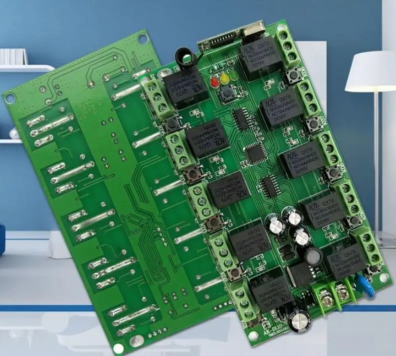 433mhz  DC 12V  10ch  RF  wireless remote control switch   learning code   lamp