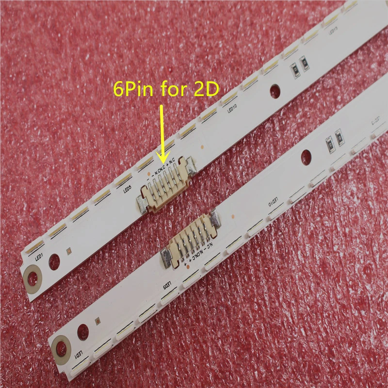 

New kit 2 PCS 56LED 500mm LED Backlight strip For Samsung UA40ES6100J UE40ES5500 2012SVS40 7032NNB RIGHT56 LEFT56 2D panel