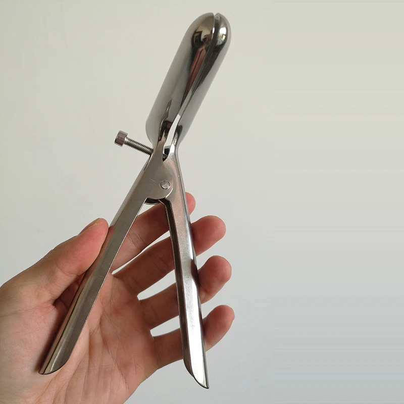 Anal Dilator Medical anal Expansion Stainless Steel Anal Mirror Colposcopy Vaginal Examination Sexy Medical Themed Toys