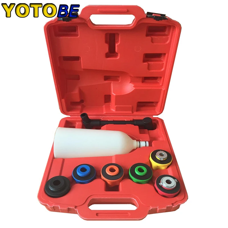 

8PCS Engine Oil Funnel Filling Set Kit With 6 Adapters Plastic