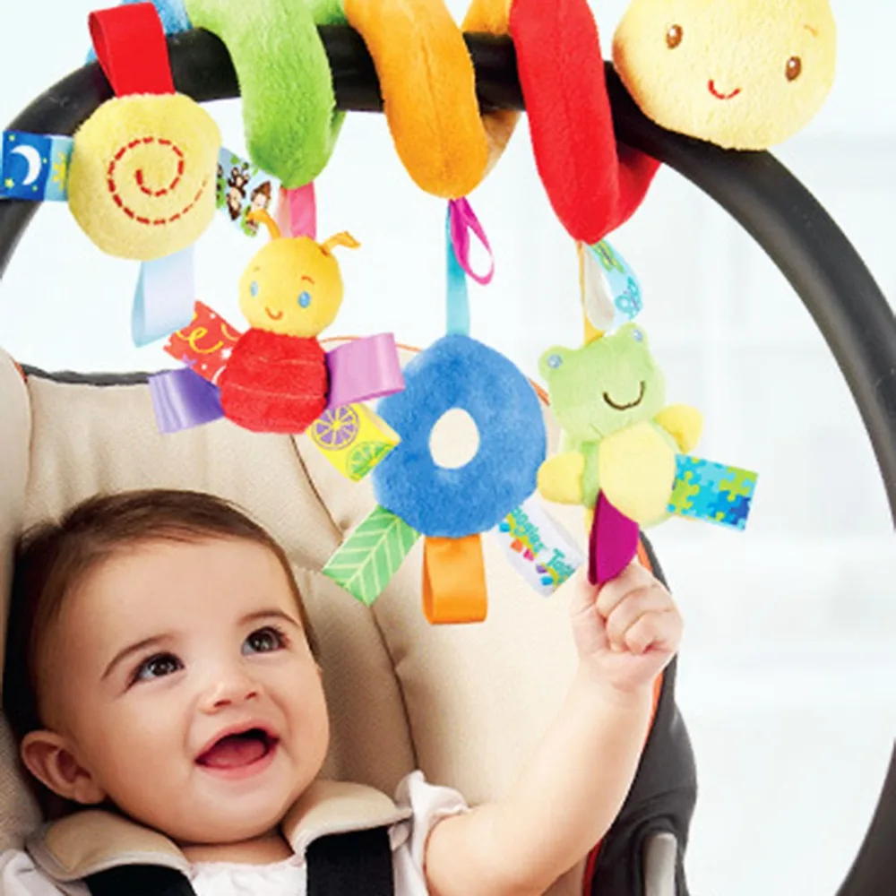 ทารกกิจกรรม Babyplay เกลียวเตียงและรถเข็นเด็กของเล่นอุปกรณ์ BB Kawaii แขวนเปล Rattle เด็กของเล่น Juguetes