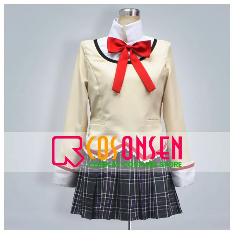 

COSPLAYONSEN Puella Magi Madoka Magica Girl School Uniform Cosplay Costume Full Set Custom Made