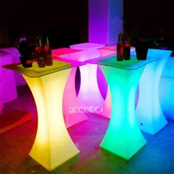 Table de Bar lumineuse LED européenne, Rechargeable, illuminée, imperméable, fourniture de fête, kTV, XC-018