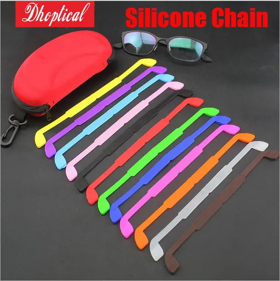 10 PCS Eyeglasses holder eyewear cord silicone material sport running ball colorful rope avoid glasses silp wholesale