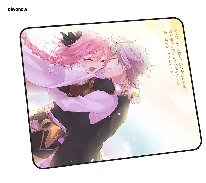 Fate Apocrypha mouse pad hot sales 30x25cm mousepads best gaming mousepad gamer cute personalized mouse pads keyboard pc pad