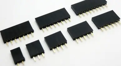 10 sztuk jeden rząd Pin kobieta nagłówek gniazdo Pitch 2.54mm 1*2p 3p 4p 5p 6p 7p 8p 9p 10p 12p 14p 16p 20p 40p złącze pinowe