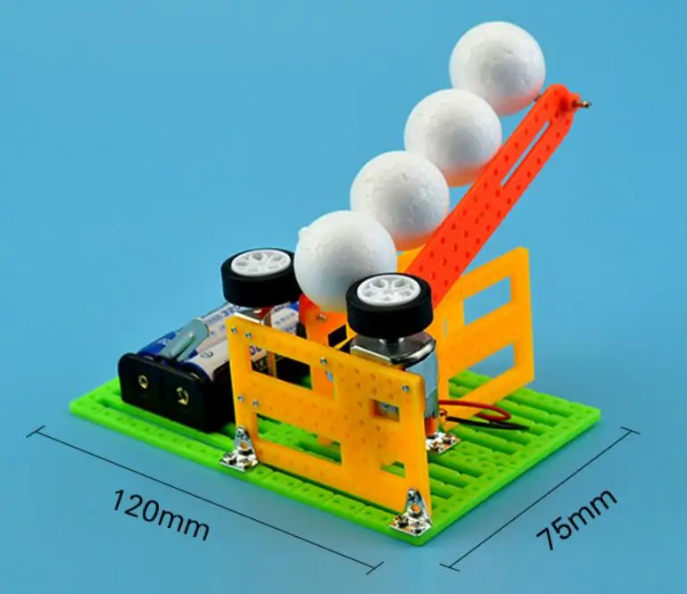 Máquina de lanzamiento automático, paquete de materiales, experimento de ciencia física, compra gratis