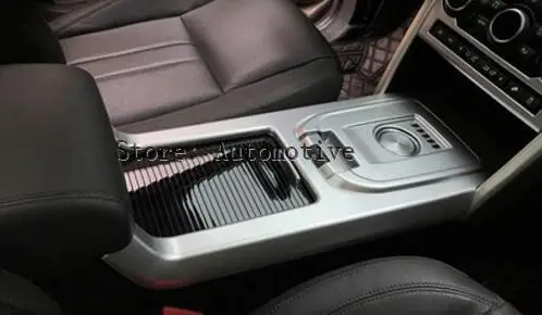 For Land Rover Discovery Sport Car Accessories ABS Chrome Center Gear Shift Panel Cover Trim 2015