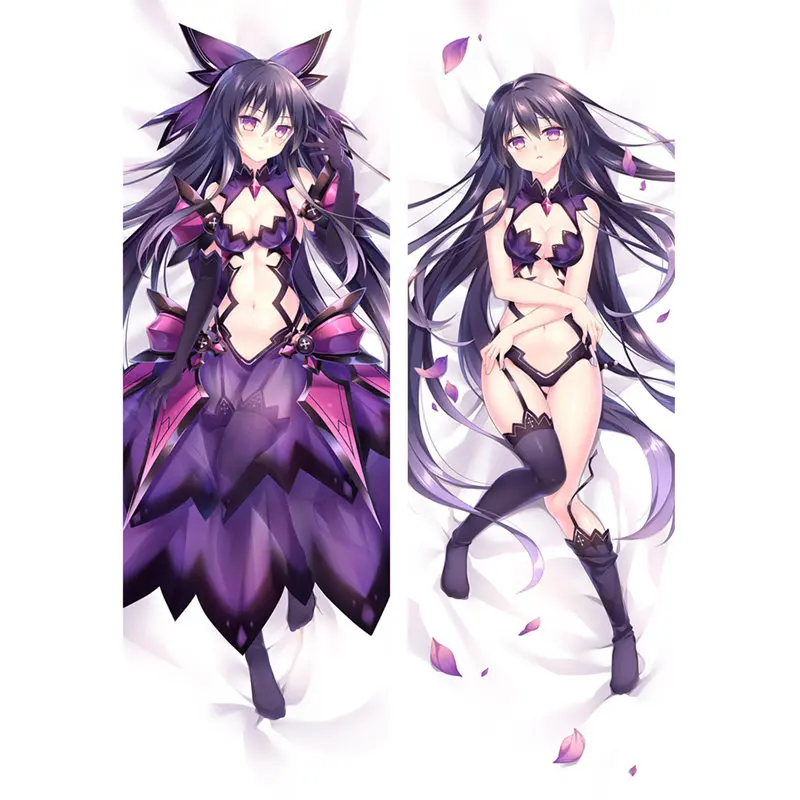 Anime DATE A LIVE 3 Pillow Cover Tokisaki Kurumi Dakimakura Case Skin Peach 3D Double-sided Bedding Hugging Body Pillowcase