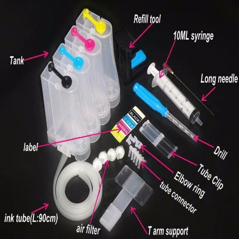 Universal 4 Color Ciss Ink  for Canon PG510 CL511 PG 510 CL 511 Pixma MP240 MP250 MP260 MP270 MP280 MP480 MP490 IP2700 Printer