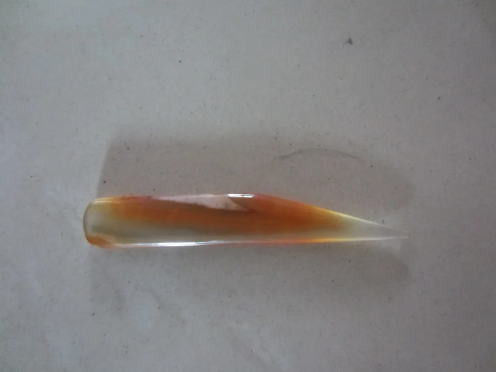 1pc/lot Agate Burnisher Without Handle-knife Shape 10cm Agate Knife For Gold Silver Jewelry Engraving Cleaning Tool