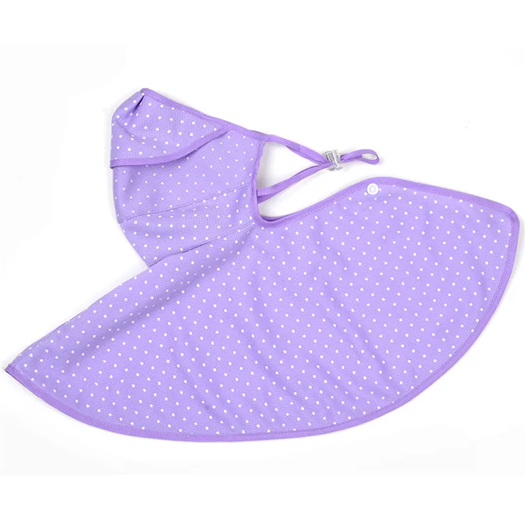 Women Sun Protection Full Face Mask Sunshade Ladies Summer Thin Anti-ultraviolet Breathable Outdoor Neck Mouth-muffle H3143