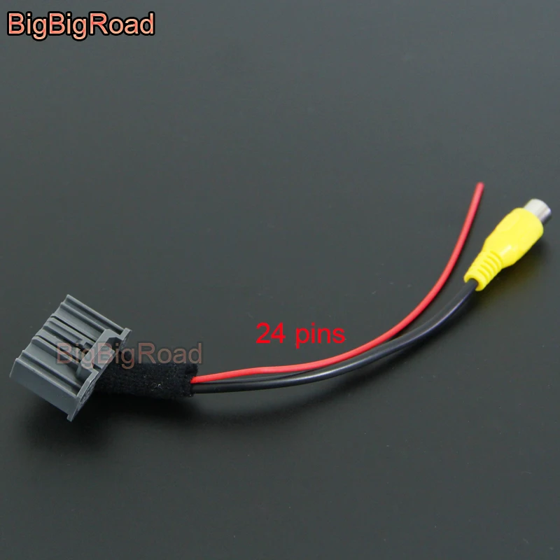 Car Rear View Camera Video Plug Converter Cable Adapter For Honda HRV HR-V 2013-2016 / Accord 9th 2.0L Jazz Fit 2018