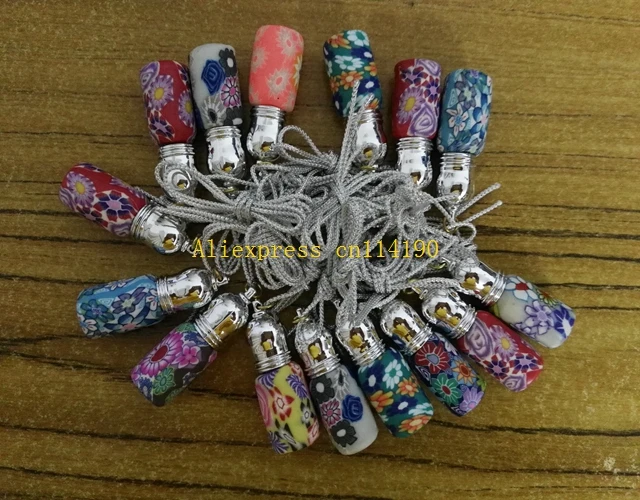 

300pcs/lot Free Shipping 3ml Empty Perfume Bottle with Roll On Applicator Polymer Clay Stained Decoration bottle
