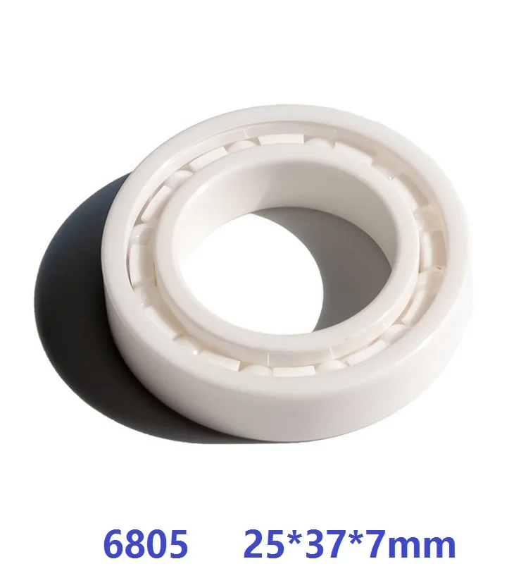 5pcs/10pcs 6805 Full Ceramic bearing 25x37x7 mm ZrO2 Zirconia deep groove ball bearing 25*37*7mm