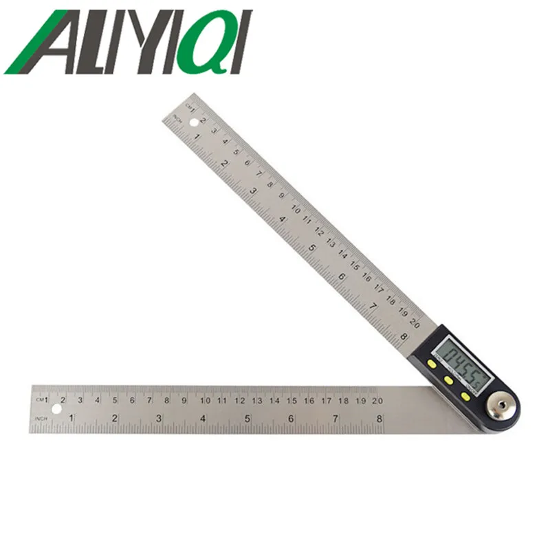 5429-300 0-300mm Level Measuring Instrument Digital Angle Ruler Finder Meter Protractor Goniometer Inclinometer Stainless Steel