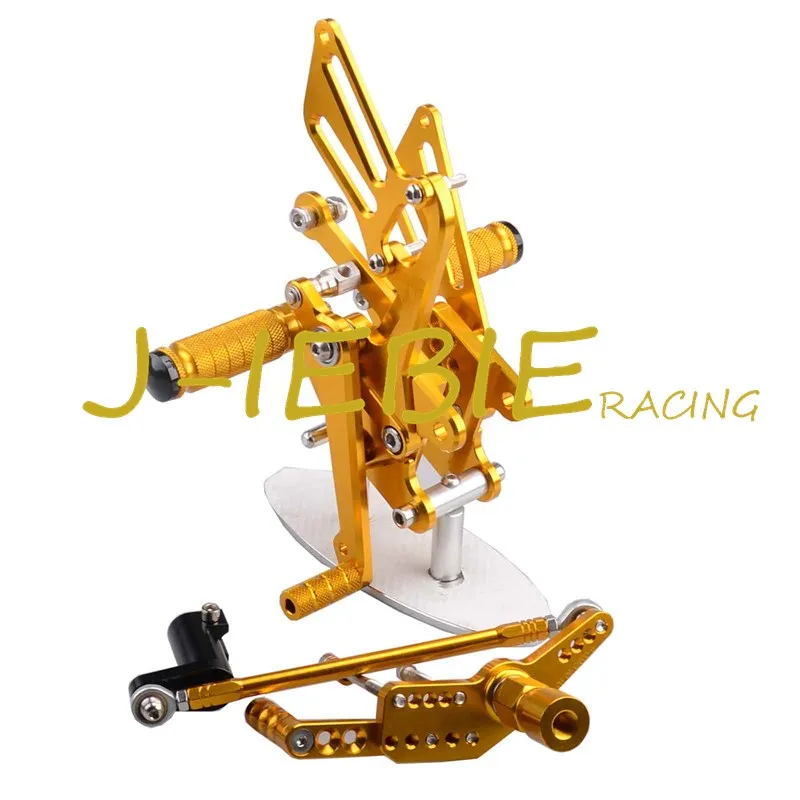 CNC Racing Rearset Adjustable Rear Sets Foot pegs Fit For Honda CBR1000RR 2008-2015 GOLD