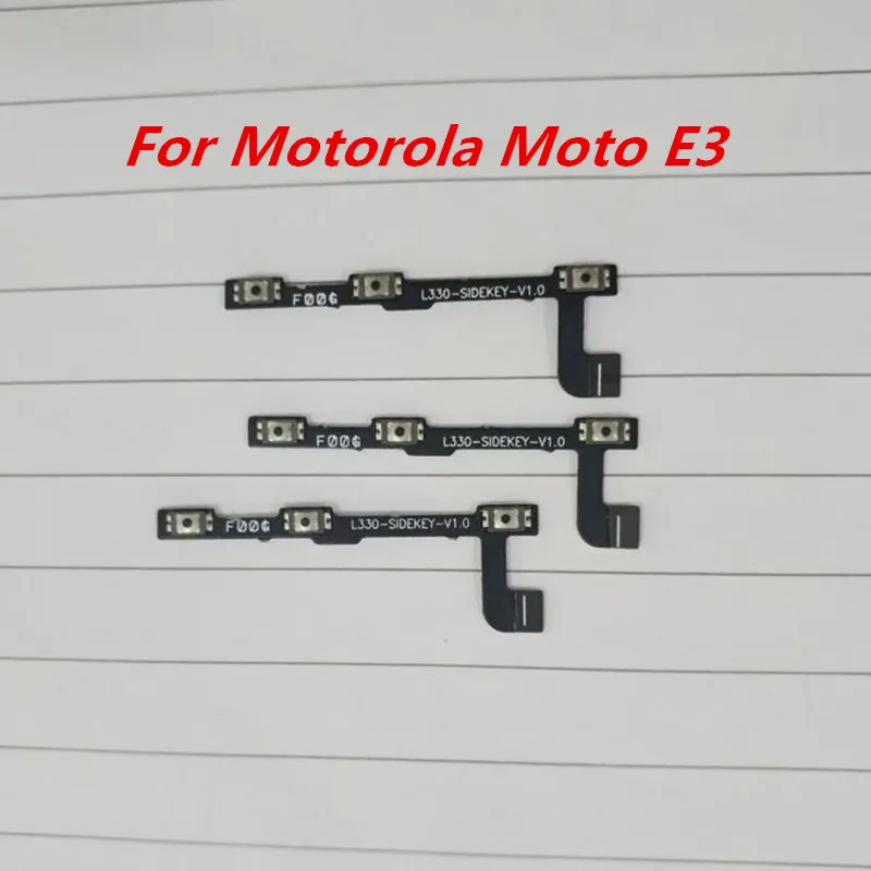 

10PCS/Lot For Motorola Moto E3 Power Volume Side Button Flex Cable & Power On/Off Switch Button Flex Cable Ribbon