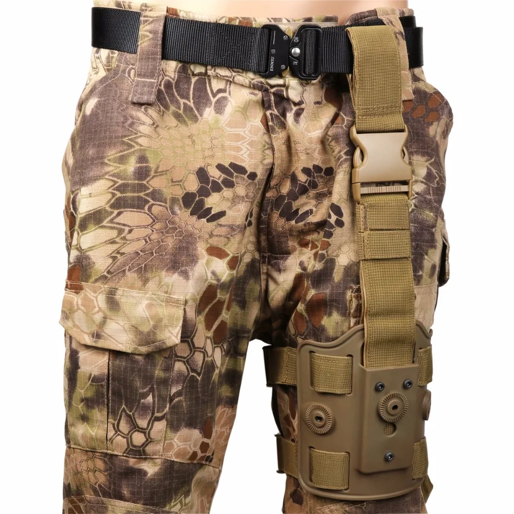 Tactical Gun Leg Drop Holster Paddle Platform Outdoor Hunting Accessories Holster Adapter Frits For Leg Holster