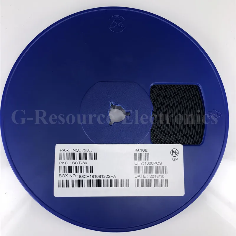 (500 pcs) 79L05 SOT-89 SMD Three-Terminal Positive Voltage Regulator CJ79L05 for Electronics Integrated circuit