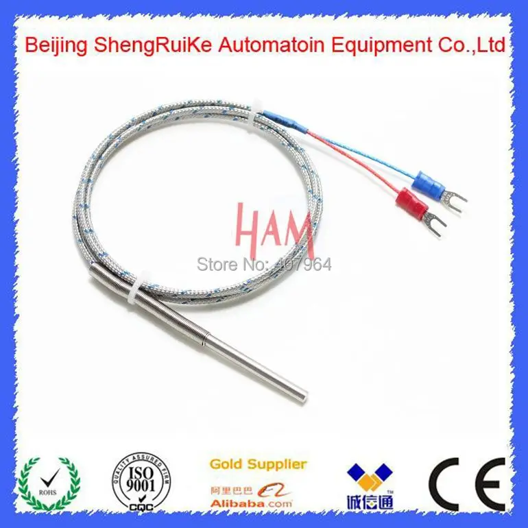 

K type Fine diameter thermocouple with lead wire ,two wire system, fast delivery