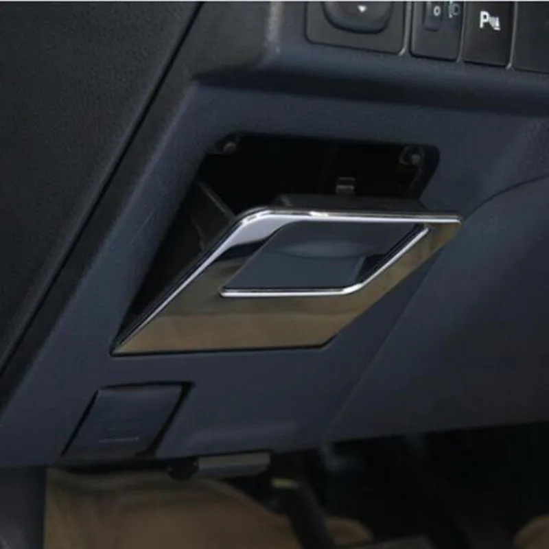 

Stainless steel for Toyota corolla 2014 2015 car accessories Car Front storage Box panel frame cover trim