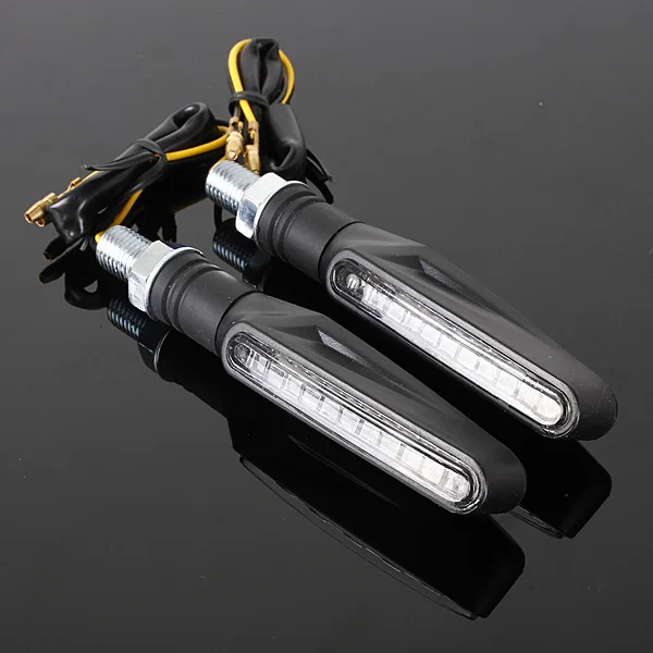 Fashional Universal Motorcycle Led Turn Light 12V LED Flasher light MOXI High Qaulity Brand Flexible Winker Modified Parts