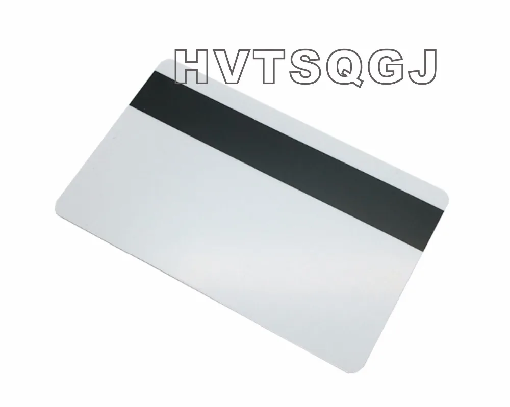 10pcs Blank White PVC Hico 1-3 magnetic stripe card Plastic Credit Card 30Mil Magnetic Card with printable for card printer