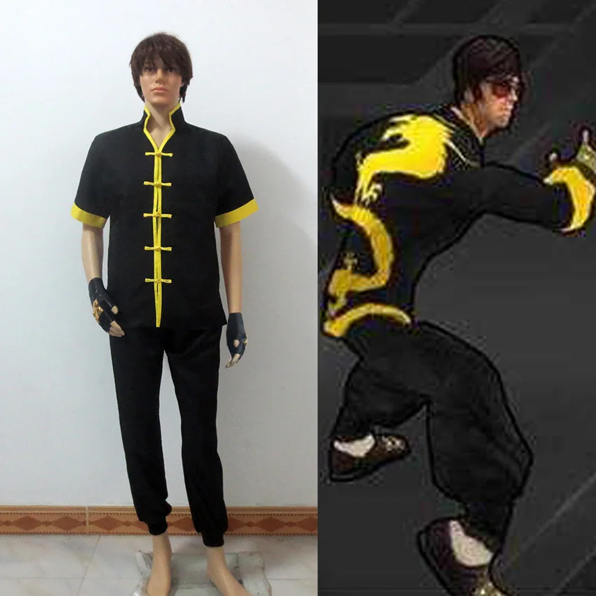 

Game LOL Lee Sin the Blind Monk Movie Uniform Cosplay Anime Costume Customize Any Size