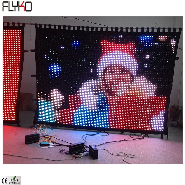 High Quality Folding Led Display P35mm 2x3m full color led screen in door stage decoration light