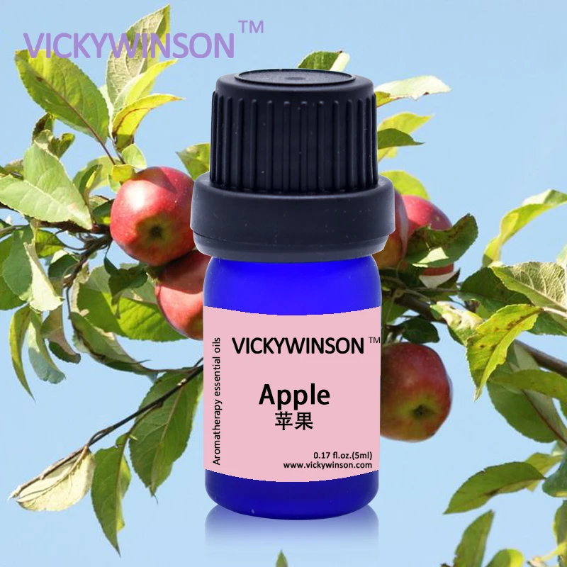 VICKYWINSON 100% pure plant essential oils Apple Oil French imports Sleep aids Defecation Spleen 5ml deodorization