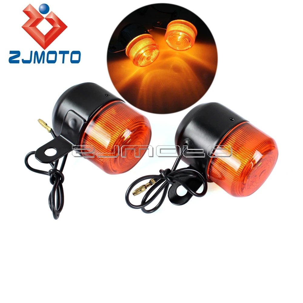 Motorcycle Amber Bulb Turn Signal Light Blinkers Flashers For Honda Dax Z50 ST50 ST70 CT70 ST CT 50 70 Turn Indicators Lamp