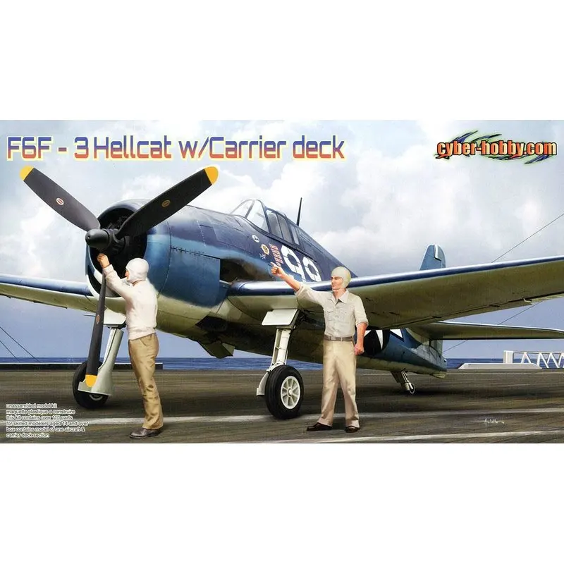 

DRAGON 5117 1/72 F6F-3 Hellcat w/Flight Deck - Scale Model Kit