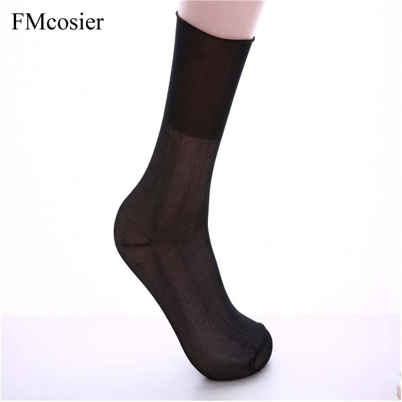 Summer Male Elastic Relax Comfortable Thin Socks For Men Mens Meias Gifts Dress Socken Calcetines Plus size sox 43 44 45